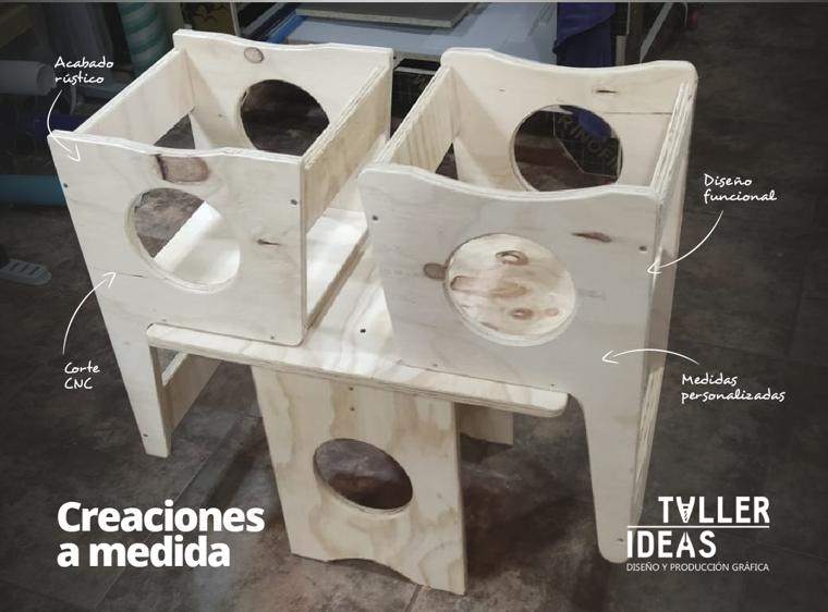 Mesa y sillas Montessori